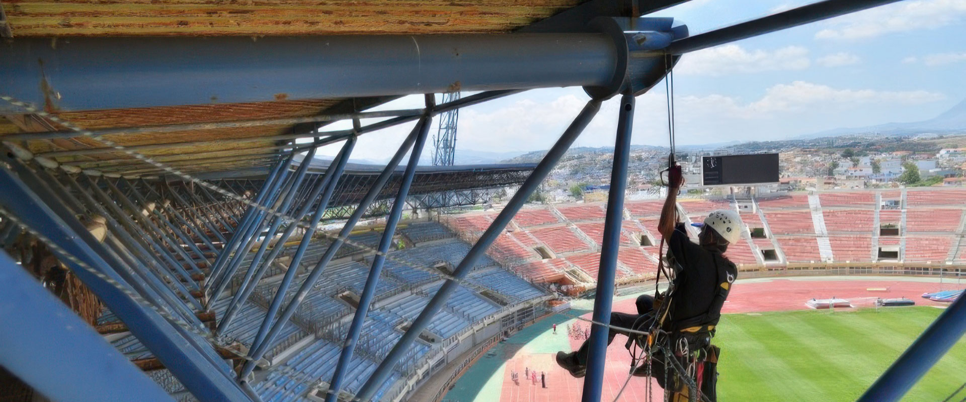 Παγκρήτιο και Παναχαϊκό στάδιο: Επιθεωρήσεις στατικής επάρκειας του μεταλλικού φορέα στα στέγαστρα των γηπέδων
