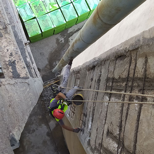 ΑΓΕΤ Ηρακλής Κ.Δ. Λινοπεραμάτων: Επισκευή silo από οπλισμένο σκυρόδεμα