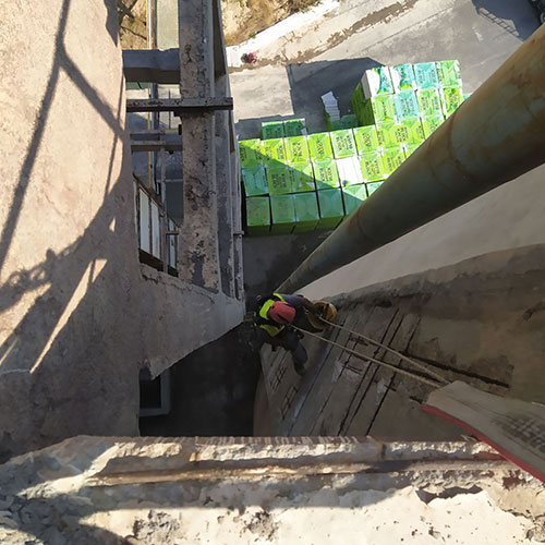 ΑΓΕΤ Ηρακλής Κ.Δ. Λινοπεραμάτων: Επισκευή silo από οπλισμένο σκυρόδεμα