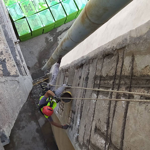 ΑΓΕΤ Ηρακλής Κ.Δ. Λινοπεραμάτων: Επισκευή silo από οπλισμένο σκυρόδεμα