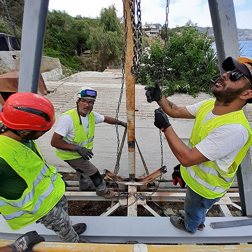 ΑΓΕΤ Ηρακλής Λινοπεράματα: Ενίσχυση της στατικής επάρκειας στους κόμβους μεταλλικής γέφυρας