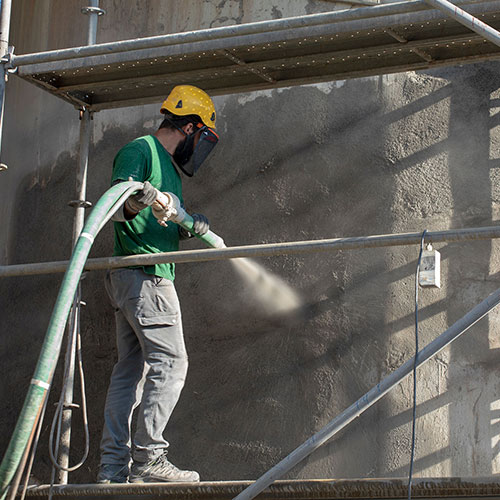 Α.Η.Σ. Λινοπεραμάτων ΔΕΗ: Επισκευή τριών καμινάδων ύψους 80 μέτρων