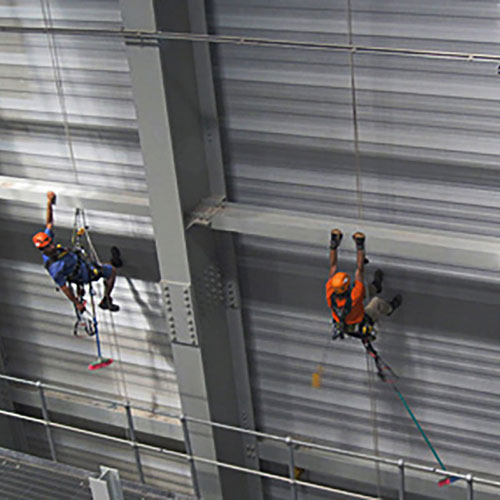 New International Doha Airport (NDIA) του Qatar: Επισκευές – Καθαρισμός μεταλλικής κατασκευής