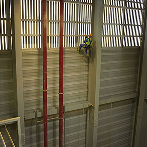 New International Doha Airport (NDIA) του Qatar: Επισκευές – Καθαρισμός μεταλλικής κατασκευής