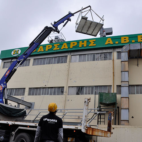Φαρσάρης ΑΒΕΕ: Κατασκευή μεταλλικών πλατφορμών, στηθαίων και κάθετων κλιμάκων