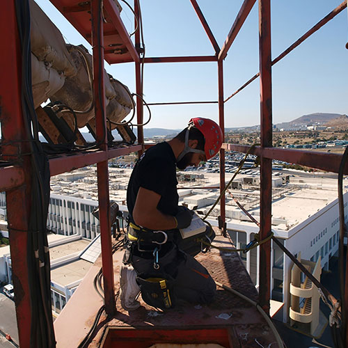 Αεροδρόμια Ηρακλείου, Κέρκυρας και Σάμου: Επιθεώρηση στατικής επάρκειας πυλώνων με NDT μεθόδουςύ