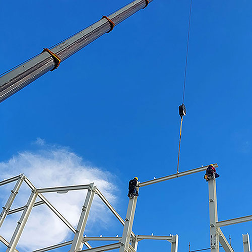 Ανέγερση μεταλλικού βιομηχανικού κτιρίου στο Ρέθυμνο