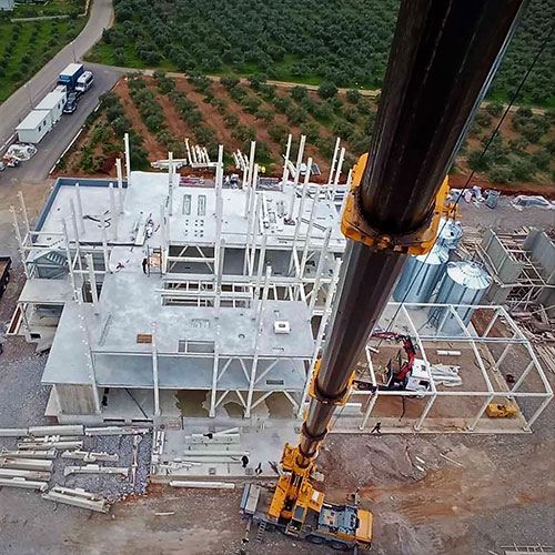 Ανέγερση μεταλλικού βιομηχανικού κτιρίου στο Ρέθυμνο