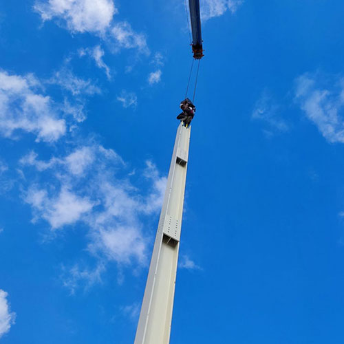 Ανέγερση μεταλλικού βιομηχανικού κτιρίου στο Ρέθυμνο