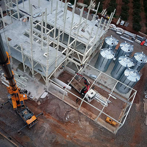 Ανέγερση μεταλλικού βιομηχανικού κτιρίου στο Ρέθυμνο