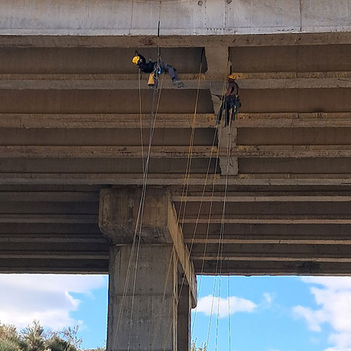 Επιθεώρηση στατικής επάρκειας της Γέφυρας Βοιωτικού Κηφισού στην εθνική οδό Αθήνας - Θεσσαλονίκης