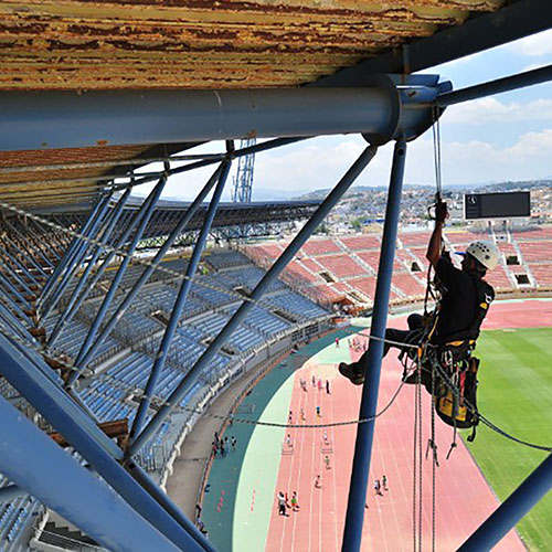 Παγκρήτιο και Παναχαϊκό στάδιο: Επιθεωρήσεις στατικής επάρκειας του μεταλλικού φορέα στα στέγαστρα των γηπέδων