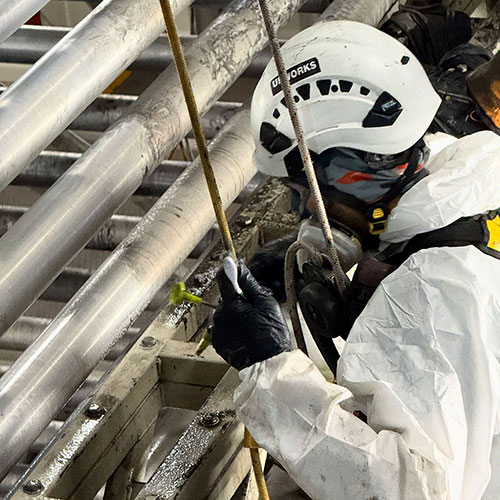 Πλαστικά Κρήτης: Συντήρηση μεταλλικών πύργων