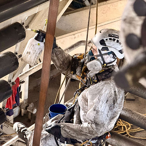 Πλαστικά Κρήτης: Συντήρηση μεταλλικών πύργων