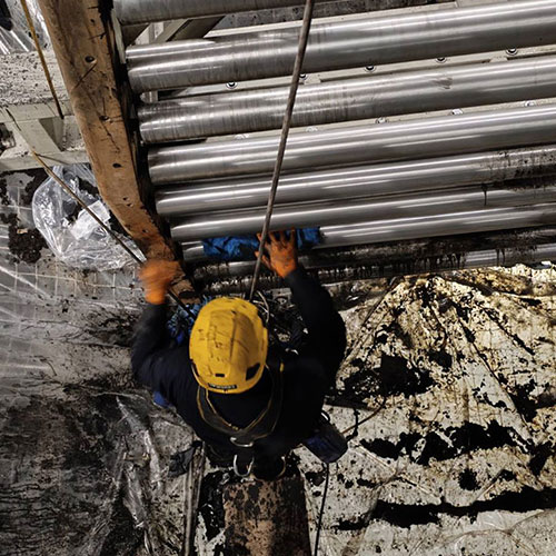 Πλαστικά Κρήτης: Συντήρηση μεταλλικών πύργων