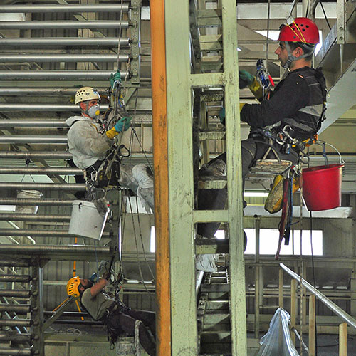 Πλαστικά Κρήτης: Συντήρηση μεταλλικών πύργων