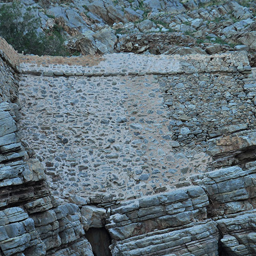 Νήσος Σπιναλόγκα: Αποκατάσταση λιθοδομής του ανατολικού τείχους