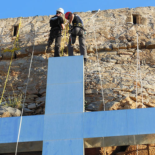Νήσος Σπιναλόγκα: Εργασίες καθέλκυσης