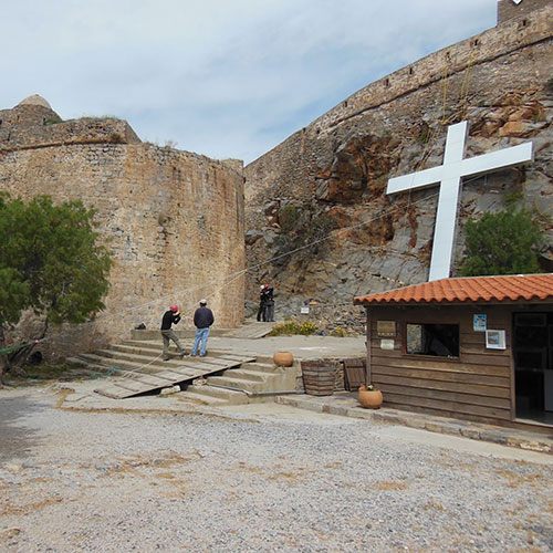 Νήσος Σπιναλόγκα: Εργασίες καθέλκυσης
