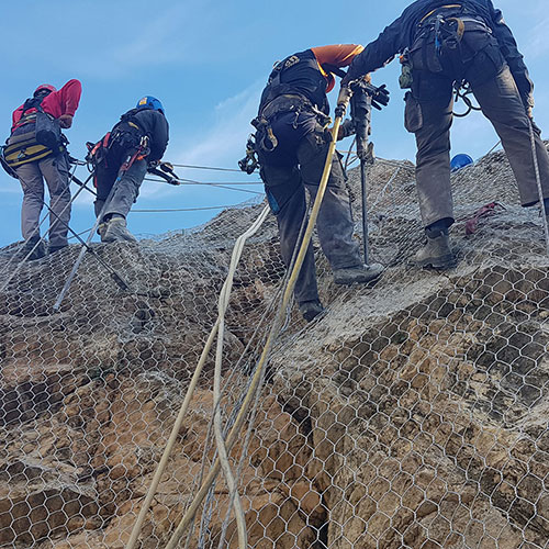 Βραχοπροστασία στο Αμάρι Ρεθύμνου