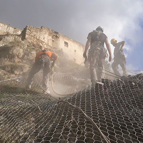 Βραχοπροστασία στο Αμάρι Ρεθύμνου
