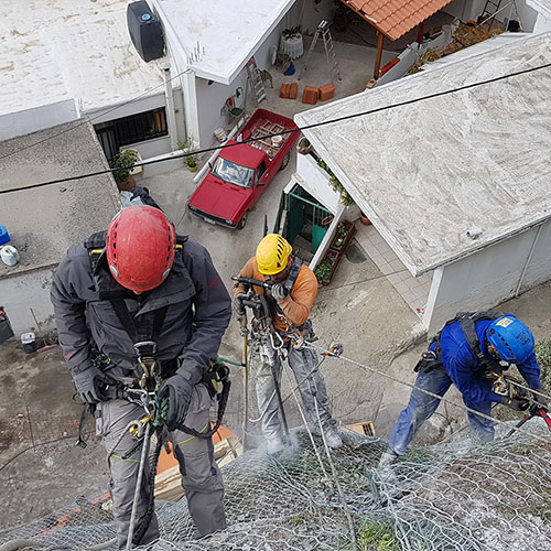 Βραχοπροστασία στο Αμάρι Ρεθύμνου