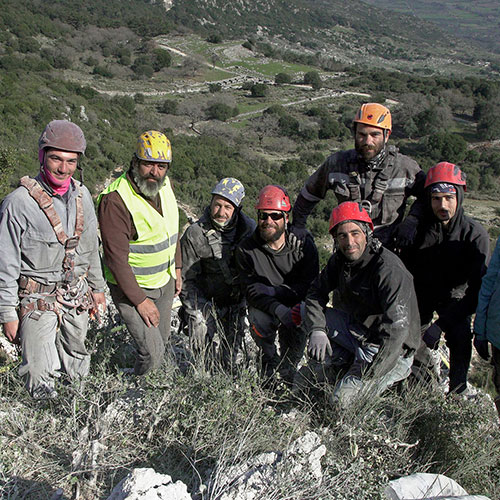 Βραχοπροστασία στο αρχαίο θέατρο Κασσώπης Πρέβεζας
