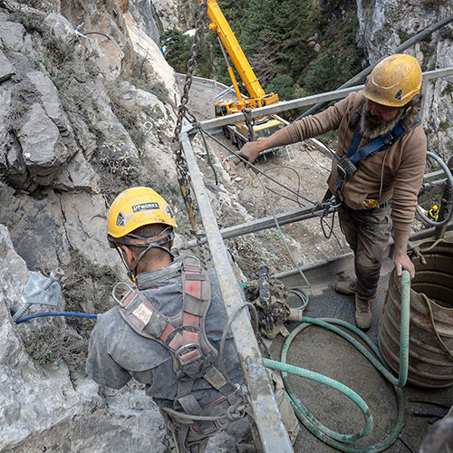 Βραχοπροστασία Φαράγγι Κοτσυφού