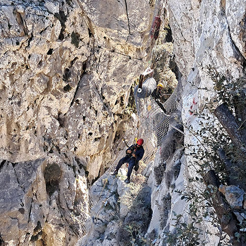 Βραχοπροστασία Φαράγγι Κοτσυφού