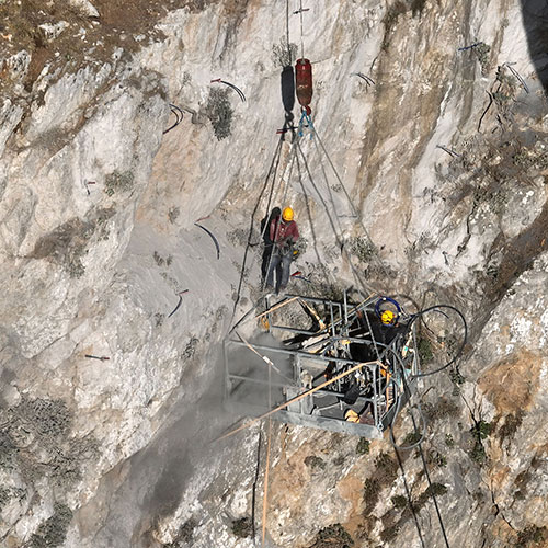Βραχοπροστασία Φαράγγι Κοτσυφού