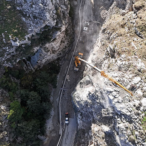 Βραχοπροστασία Φαράγγι Κοτσυφού