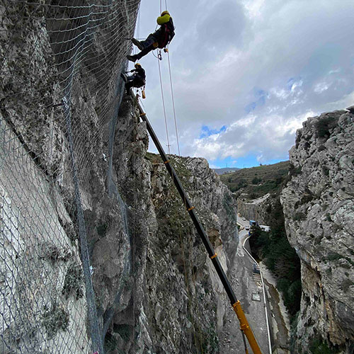 Βραχοπροστασία Φαράγγι Κοτσυφού