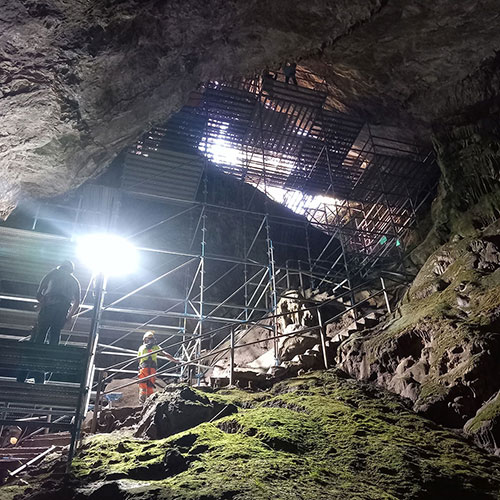 Βραχοστερέωση στο σπήλαιο Δικταίον Άνδρον του Ν. Λασιθίου