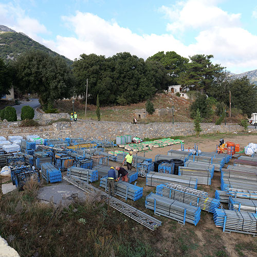 Βραχοστερέωση στο σπήλαιο Δικταίον Άνδρον του Ν. Λασιθίου