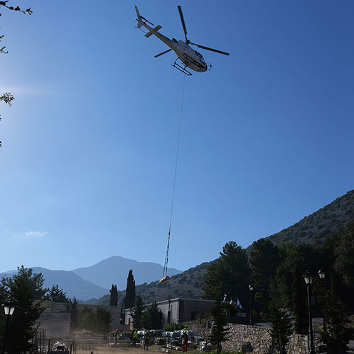 Βραχοστερέωση στο σπήλαιο Δικταίον Άνδρον του Ν. Λασιθίου