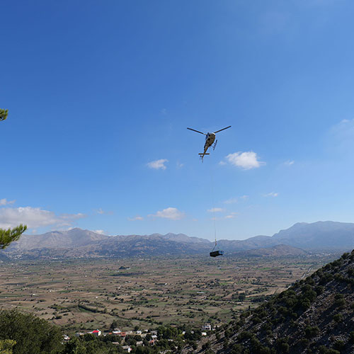 Βραχοστερέωση στο σπήλαιο Δικταίον Άνδρον του Ν. Λασιθίου