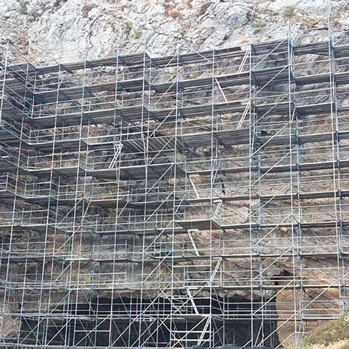 Βραχοστερέωση στο σπήλαιο Ιδαίον Άνδρον του Ψηλορείτη