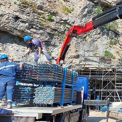 Βραχοστερέωση στο σπήλαιο Ιδαίον Άνδρον του Ψηλορείτη